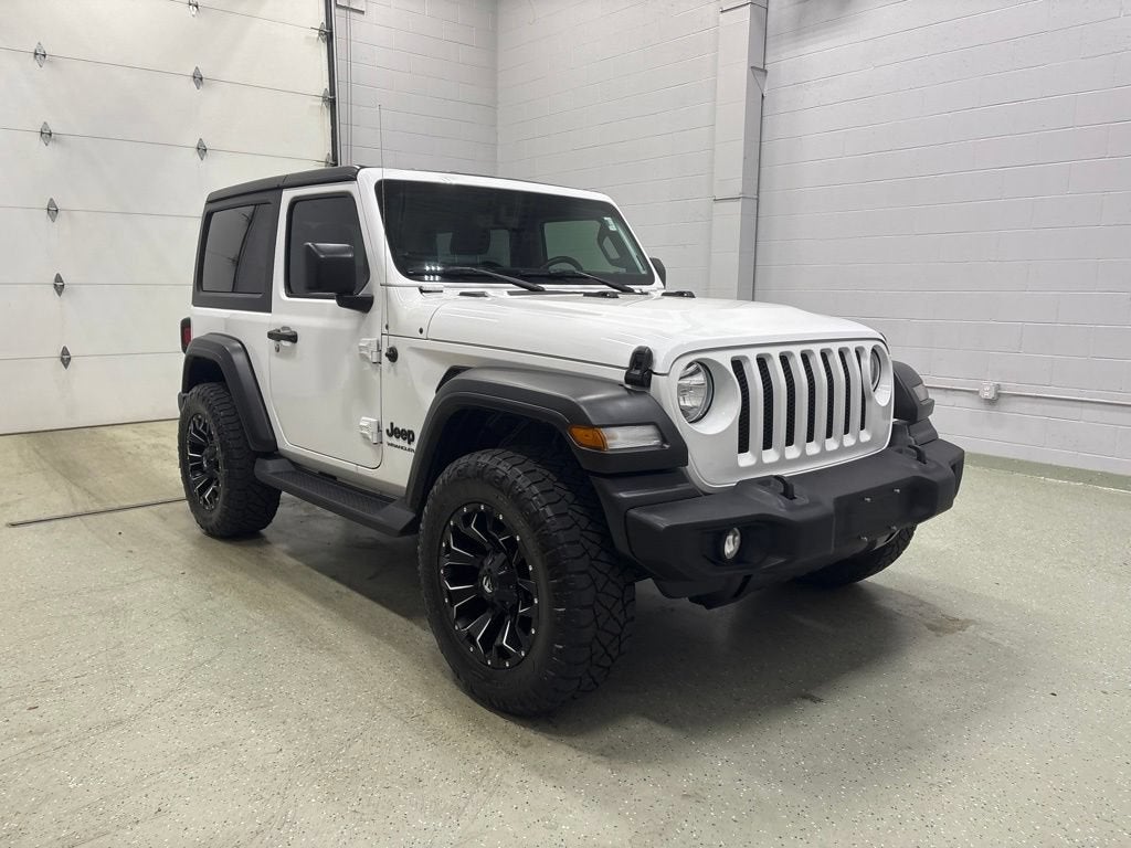 Used 2022 Jeep Wrangler Sport S with VIN 1C4HJXAG7NW202133 for sale in Rogers, Minnesota