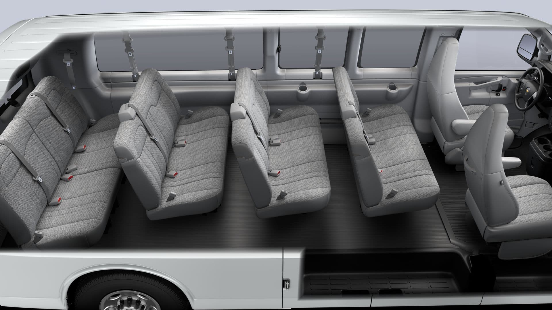 2026 Chevrolet Express Passenger 1LS 3500 Extended Wheelbase RWD