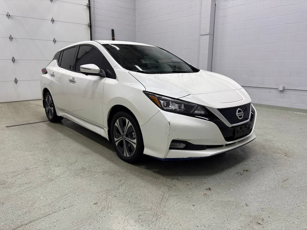Used 2021 Nissan Leaf SL Plus with VIN 1N4BZ1DV0MC552795 for sale in Rogers, Minnesota