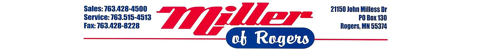 Miller Chevrolet of Rogers head banner
